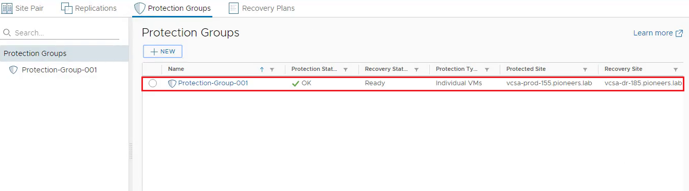 Create Protection Groups and Recovery Plans (Site Recovery)